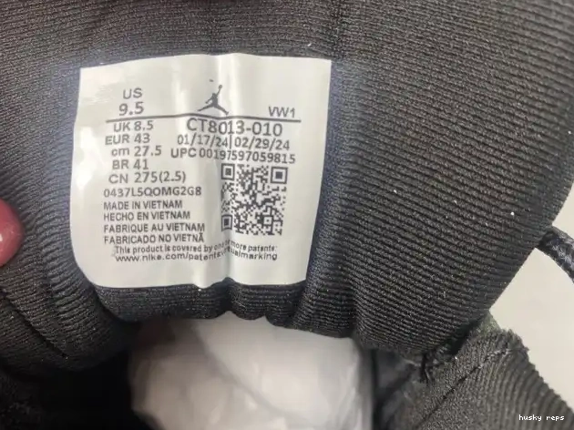 Rep Husky CT8013-010 Air 12 Jordan Barons 0616